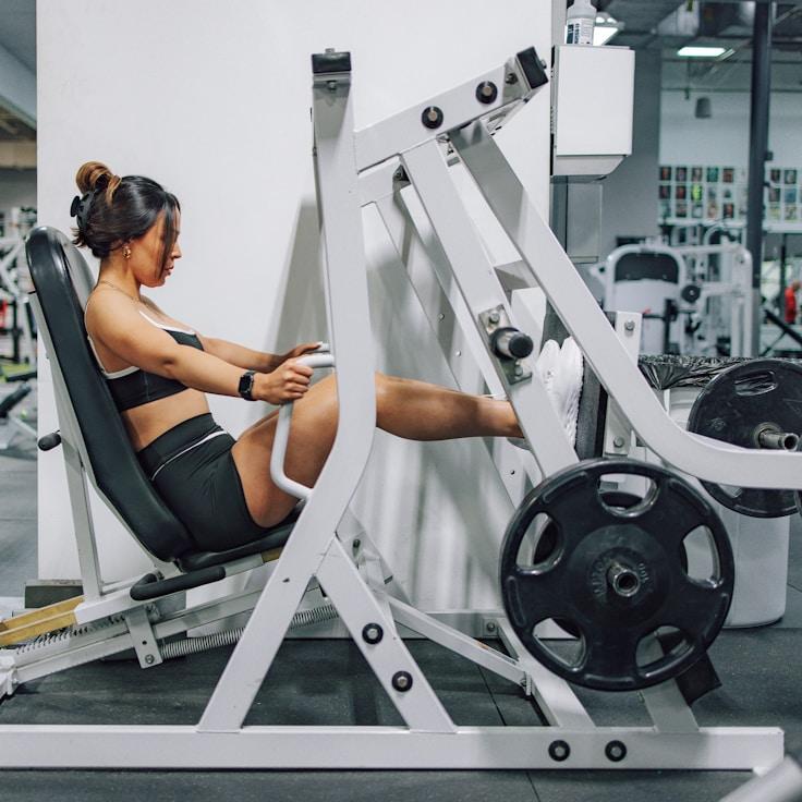 Modern fitness club interior